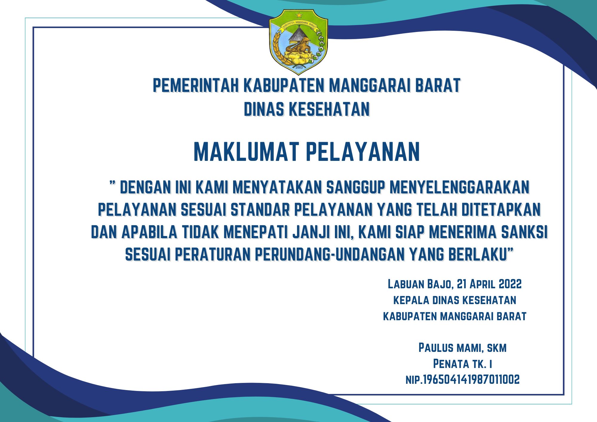 Maklumat Pelayanan